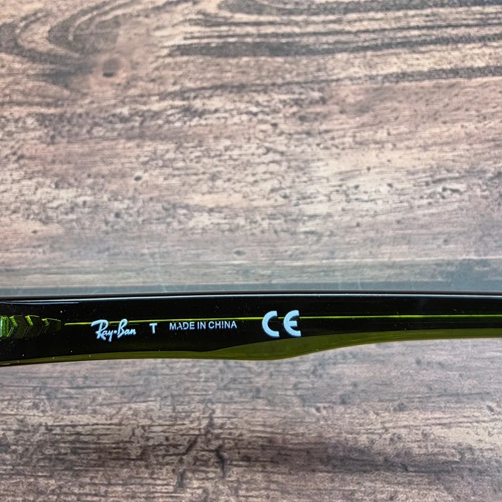 Ray-Ban RB 5169 2383 Dark Tortoise Green Rectangular Eyeglasses Frames 54-16-140